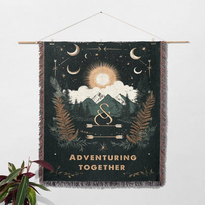 Adventuring Together Camping Blanket