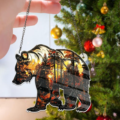 Bear ACRYLIC Window Hanging Decor