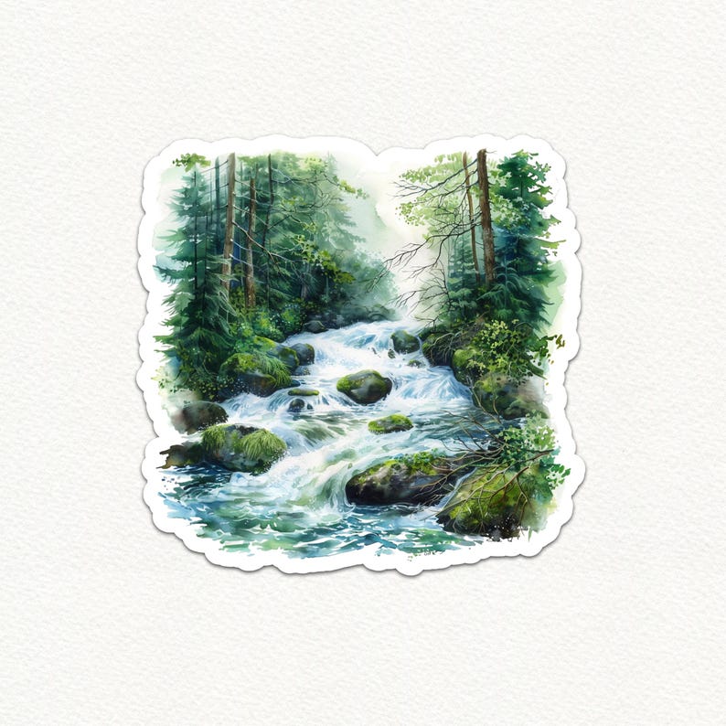 Forest Vinyl Sticker
