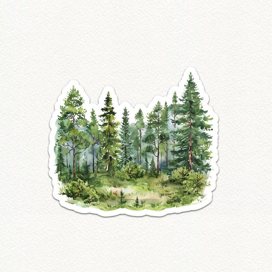 Forest Landscape Sticker