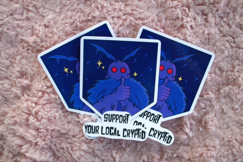 Support Your Local Cryptid Sticker