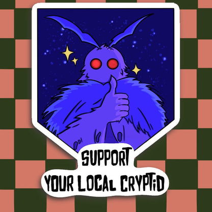 Support Your Local Cryptid Sticker