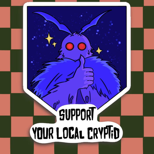 Support Your Local Cryptid Sticker