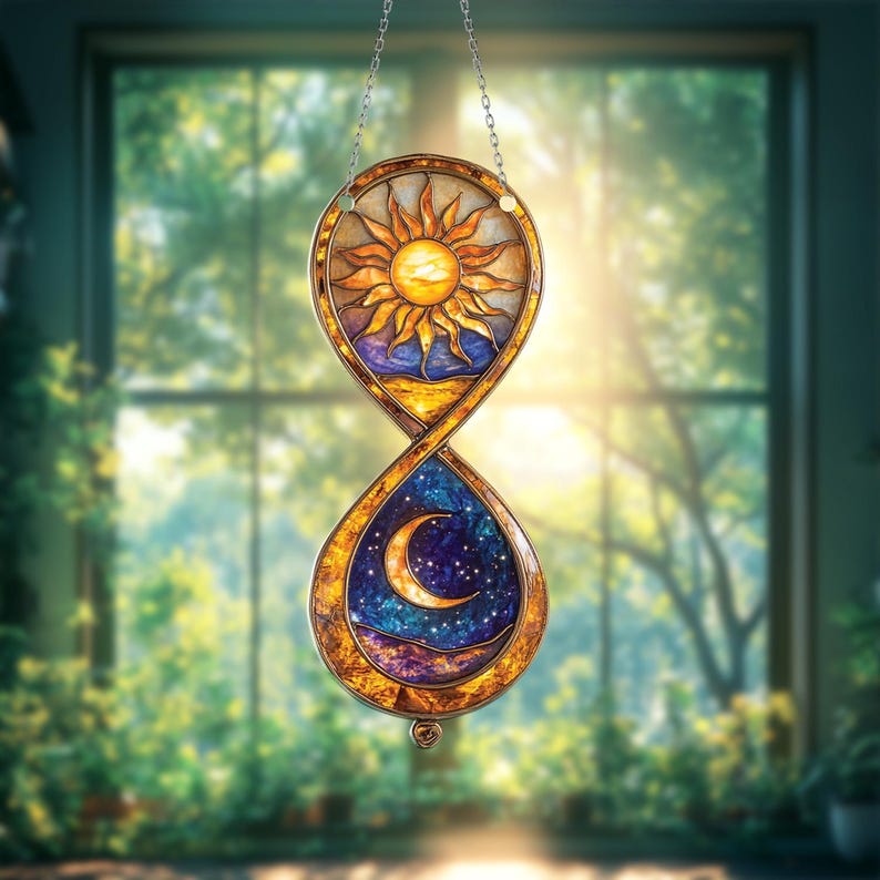 Sun & Moon Infinity Acrylic Window