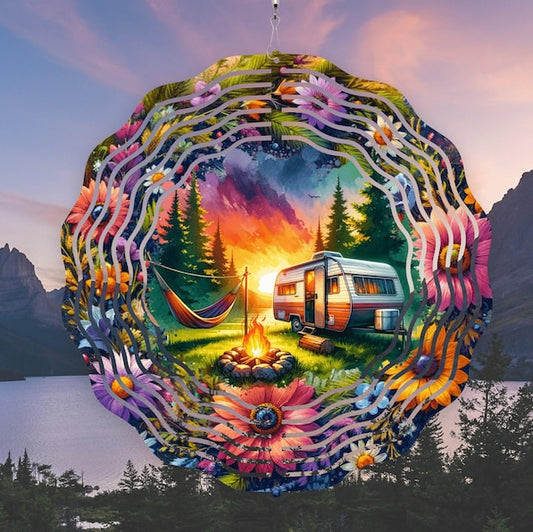 Happy Camper Wind Spinner