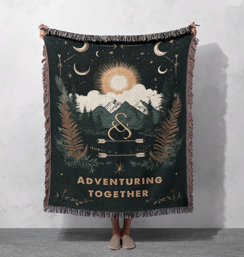 Adventuring Together Camping Blanket