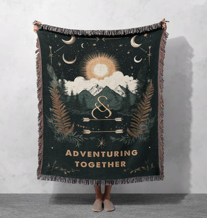 Adventuring Together Camping Blanket