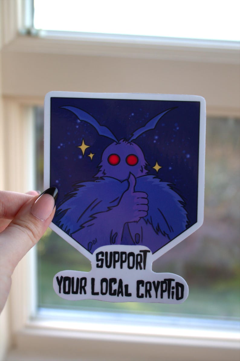 Support Your Local Cryptid Sticker