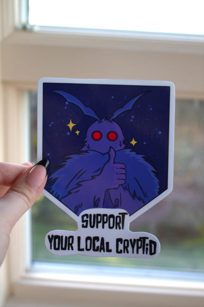 Support Your Local Cryptid Sticker