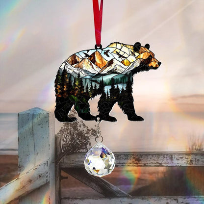 Rustic Bear Acrylic Window