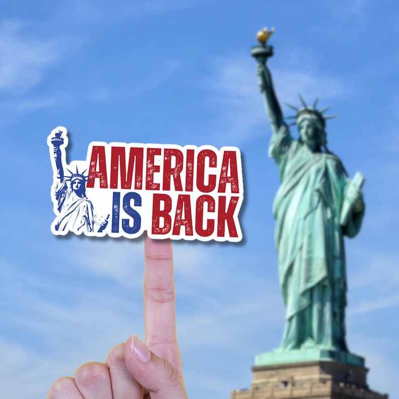 America is Back Sticker