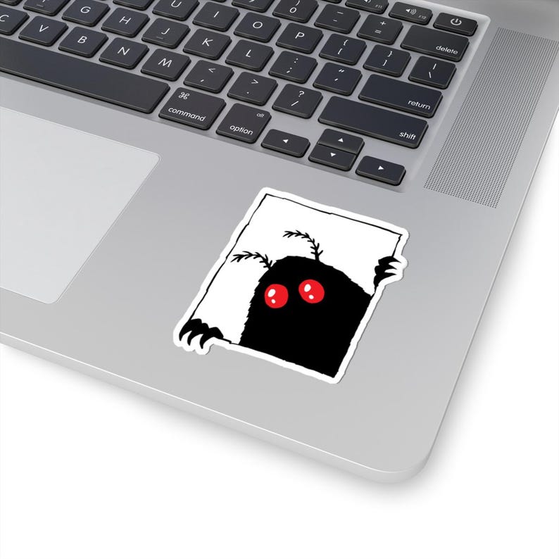 Peeking Mothman Sticker