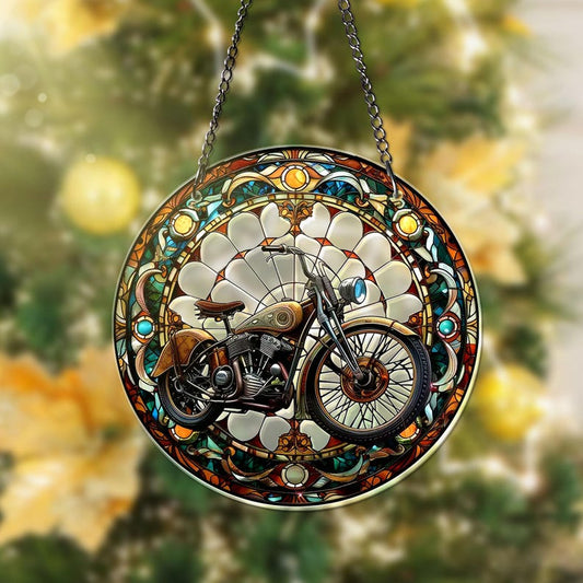 Motorcycle Acrylic Window Hanging