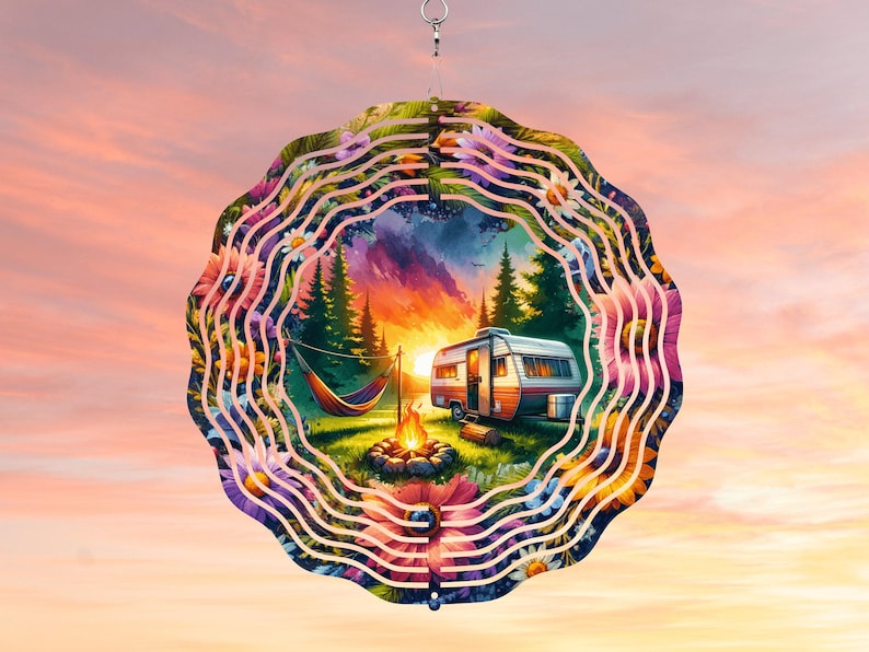 Happy Camper Wind Spinner