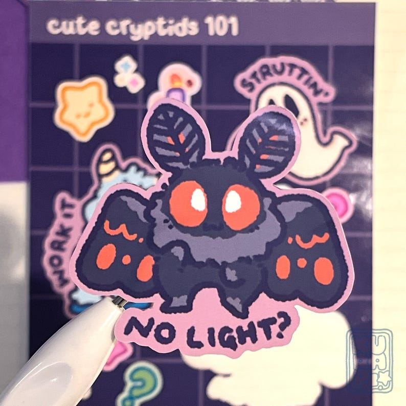 Cute Mothman Sticker