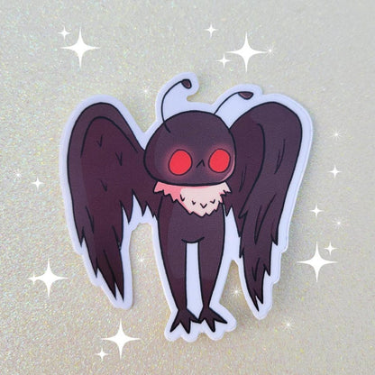 Chibi Mothman Vinyl Sticker