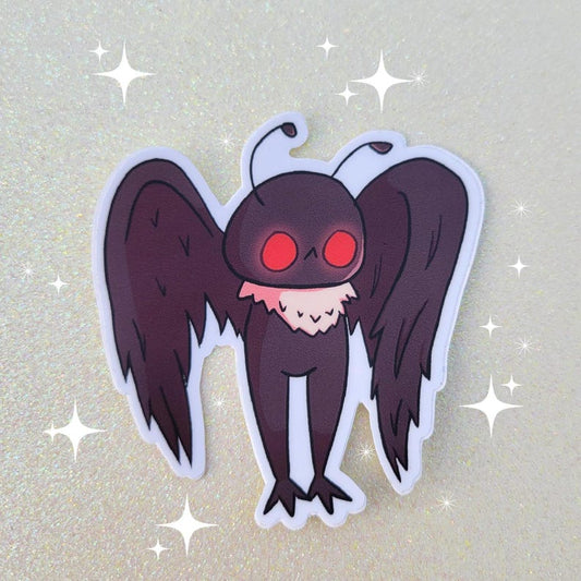 Chibi Mothman Vinyl Sticker