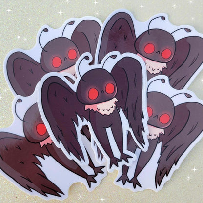 Chibi Mothman Vinyl Sticker