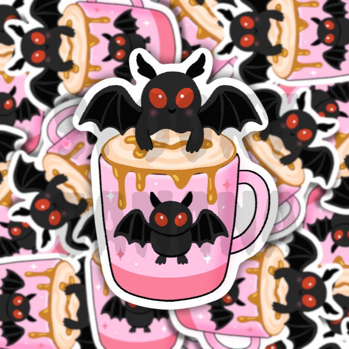Mothman Coffee Sticker