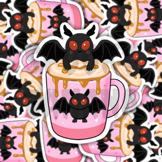 Mothman Coffee Sticker
