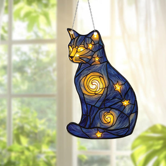 Galaxy Cat Acrylic Window