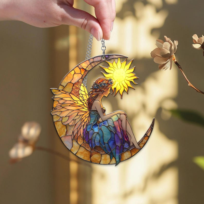 Fairy Sun And Moon Acrylic Window