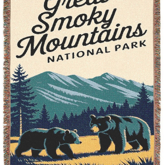 Great Smoky Mountains Woven Blanket