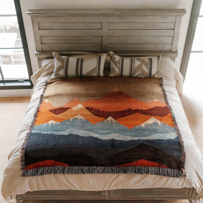 Mountain Range Warm Blanket