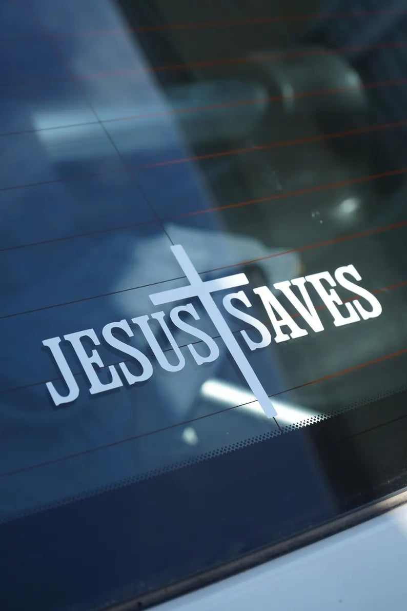 Jesus Saves Sticker