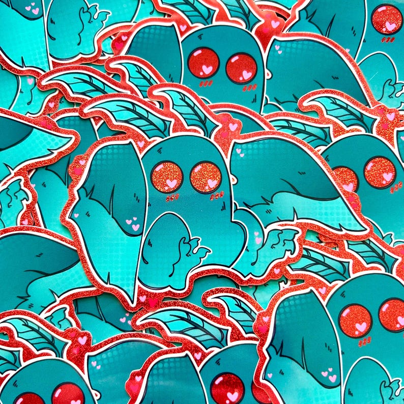 Mothman Cryptid Sticker