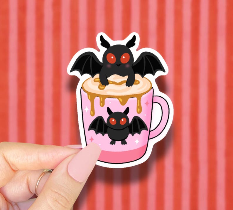Mothman Coffee Sticker