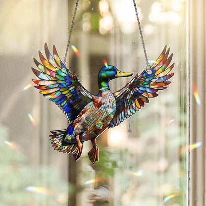 Mallard Duck Acrylic Window Hanging