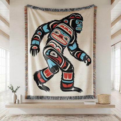 Sasquatch woven Blanket