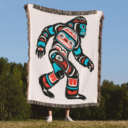 Sasquatch woven Blanket