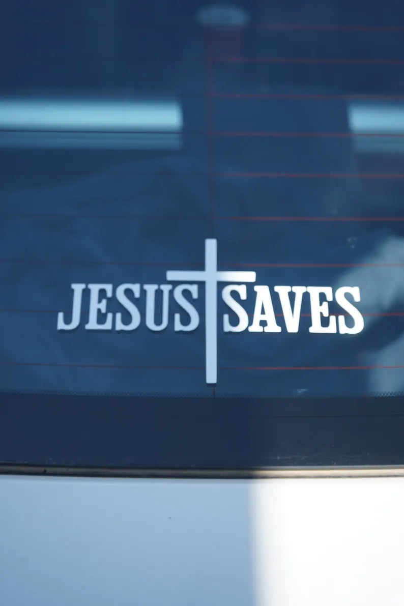 Jesus Saves Sticker