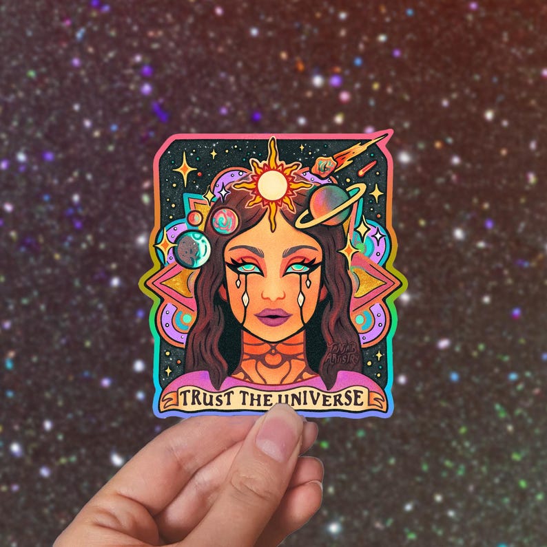 TRUST THE UNIVERSE Sticker