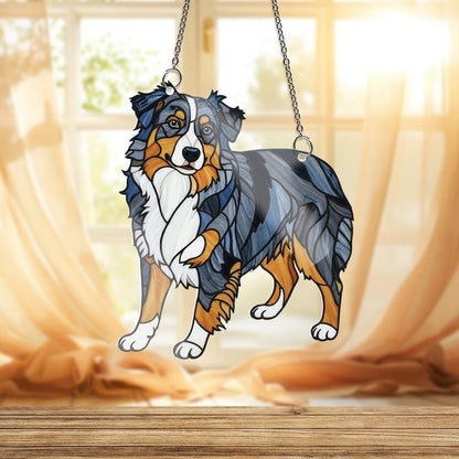 Australian Shepherd Acrylic Window Hanging