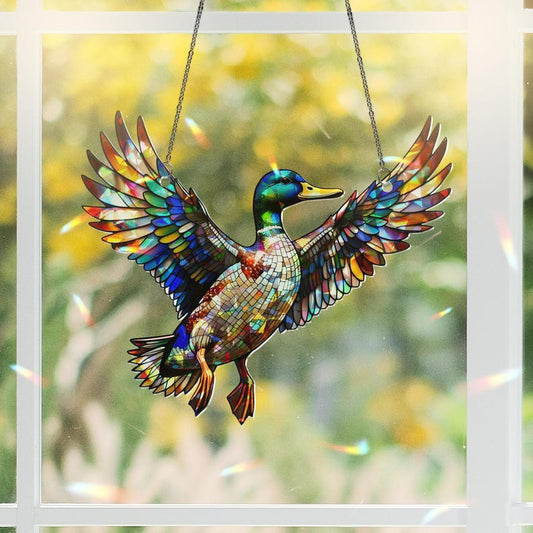 Mallard Duck Acrylic Window Hanging