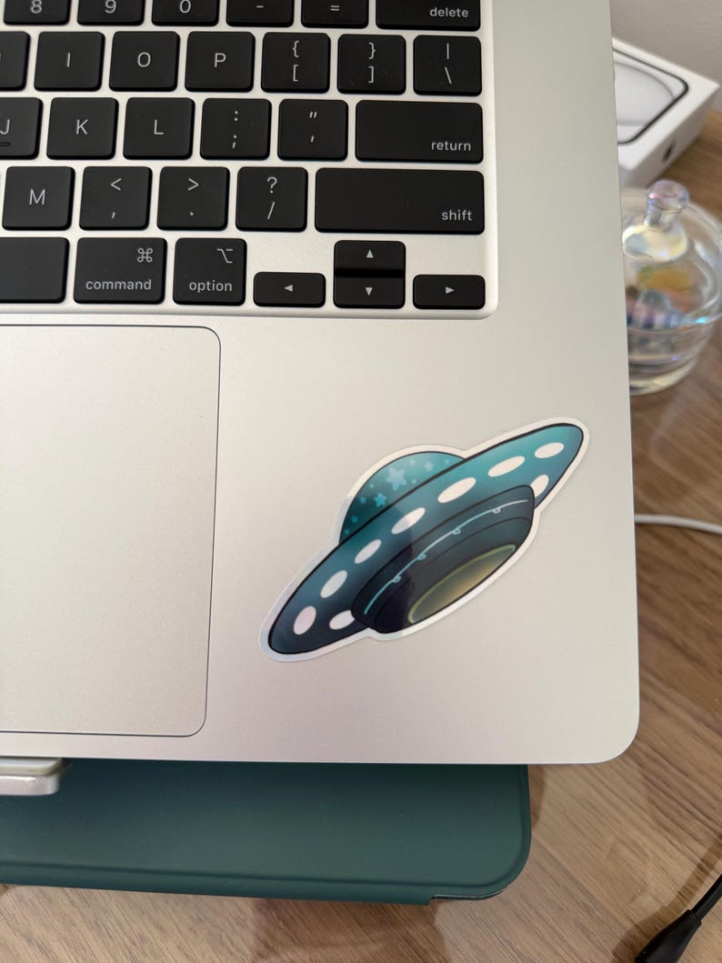 Holographic UFO Sticker