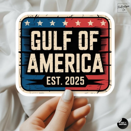 Gulf of America Vintage Sticker