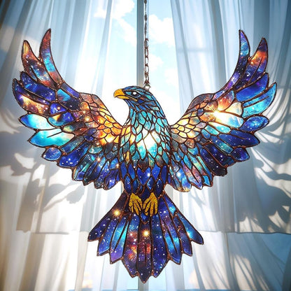 List Galaxy Eagle Stained Glass Suncatcher