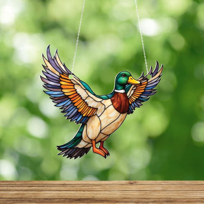 Mallard Duck Acrylic Window Hanging