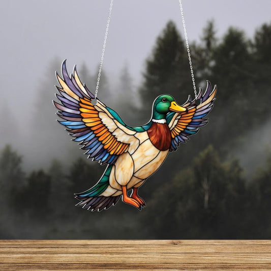 Mallard Duck Acrylic Window Hanging
