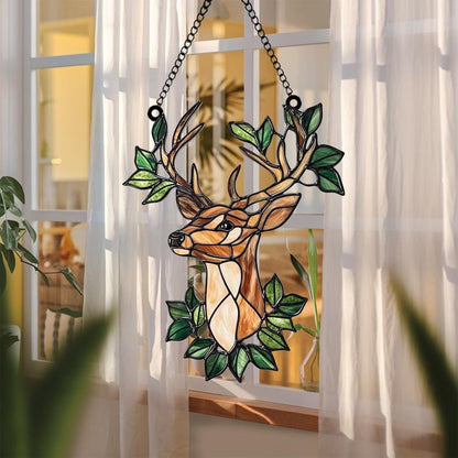 Rustic Forest Animal Acrylic Window
