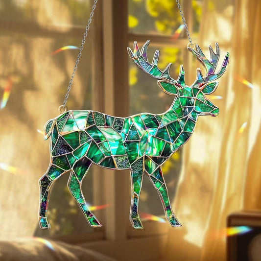 Deer Acrylic Window Hanging