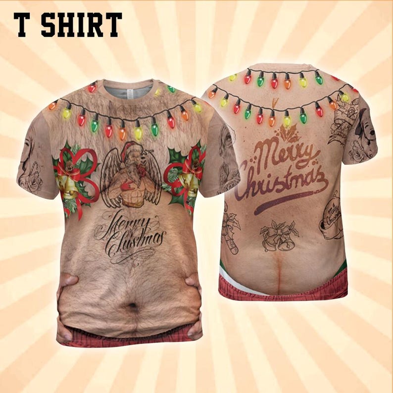 Hairy Christmas All Over Print Shirt