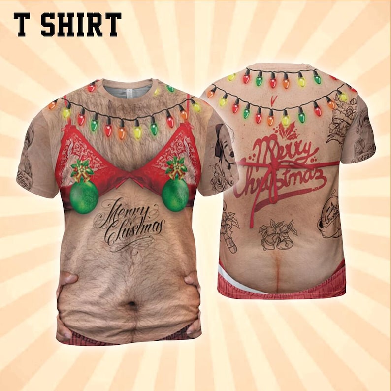 Ugly Christmas Bikini All Over Print Shirt