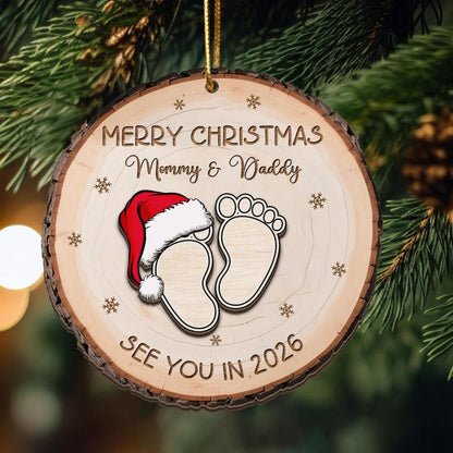 Tiny Blessing – Personalized Baby Announcement Ornament