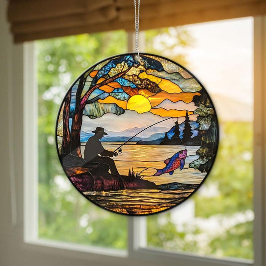 Fishing Lover Suncatcher
