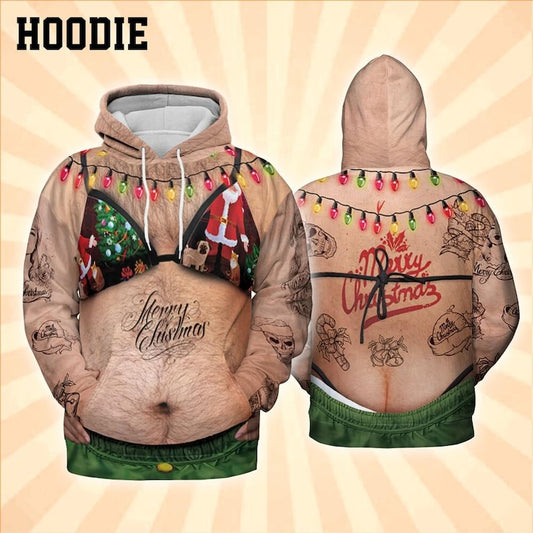 Festive Belly Christmas All Over Print Shirt